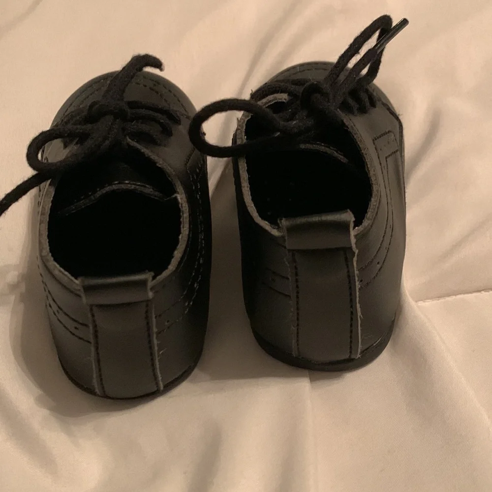 NWOT Black Oxford Dress Toddler Shoes with Smooth Finish Size 3T